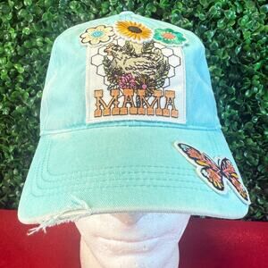 Womens Mama Farm Chicken Hat Baseball Mom Adjustable  Cap